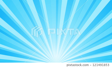 Sparkling light blue radiation background illustration Sparkling light blue radiation background illustration 121491853
