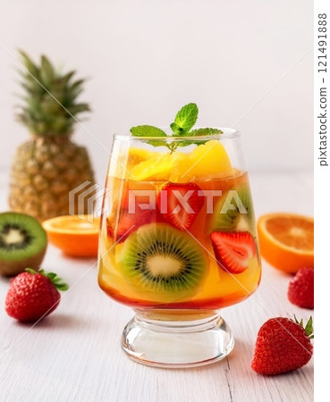 果汁滿滿的水果 121491888