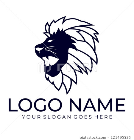 Lion Logo Template vector icon 121495525