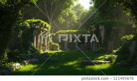 森林深處無人知曉的古代文明遺跡 121495676