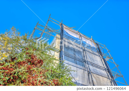 Exterior wall repair work for detached houses 121496064