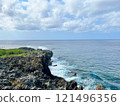 Okinawa's ocean as seen from the cape 121496356