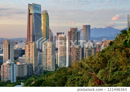 Cityscape/Evening Scenery "View of Taipei City from Xiangshan" Cityscape/Evening Scenery "View of Taipei City from Xiangshan" 121496363