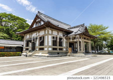 Building view of the Qishan(Cishan) Wude Martial Arts Center in Kaohsiung, Taiwan. 121496515