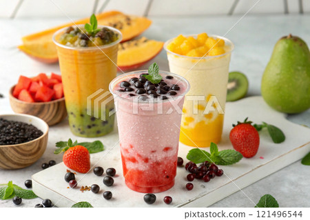 Bubble Tea Slushies Bubble Tea Slushies 121496544