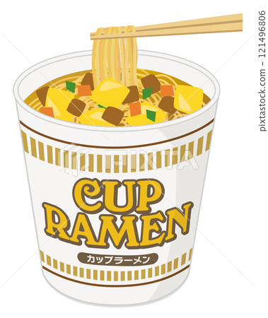 Food_cup ramen_curry_pick up noodles 121496806
