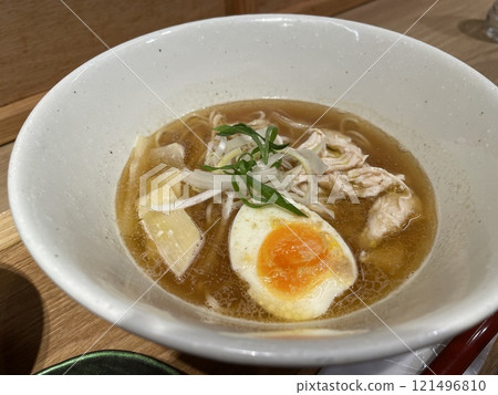 Chicken and soy sauce koji ramen Chicken and soy sauce koji ramen 121496810