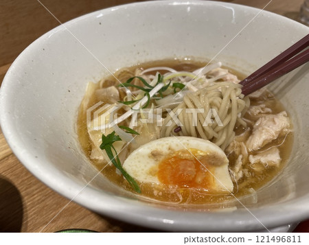 Chicken and soy sauce koji ramen 121496811