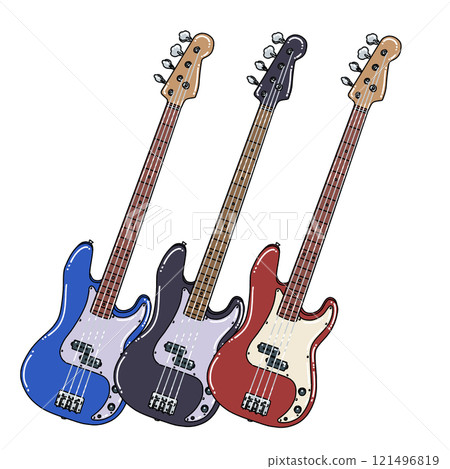 三個基地的插圖 121496819