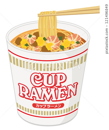Food_cup ramen_pick up noodles 121496849