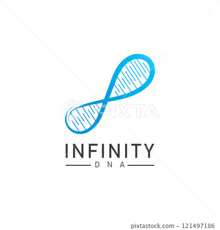 infinity dna logo icon vector 121497186