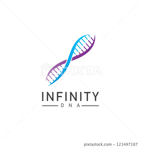 infinity dna logo icon vector 121497187