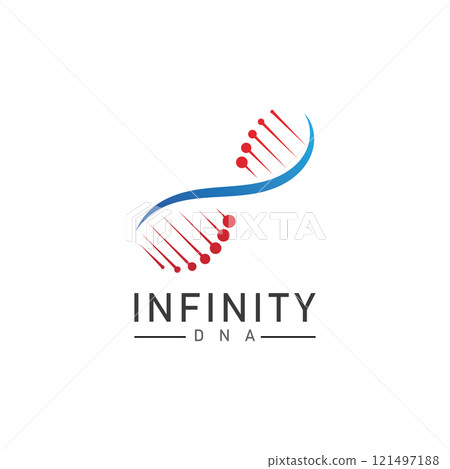 infinity dna logo icon vector infinity dna logo icon vector 121497188
