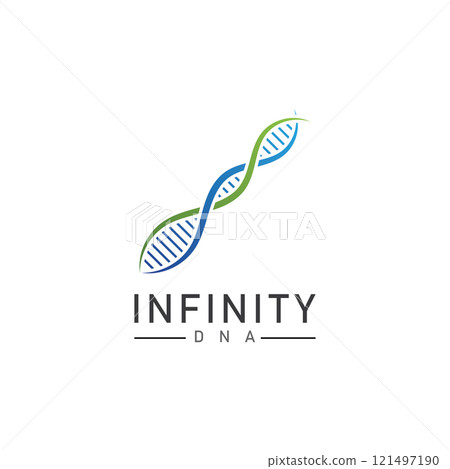 infinity dna logo icon vector 121497190