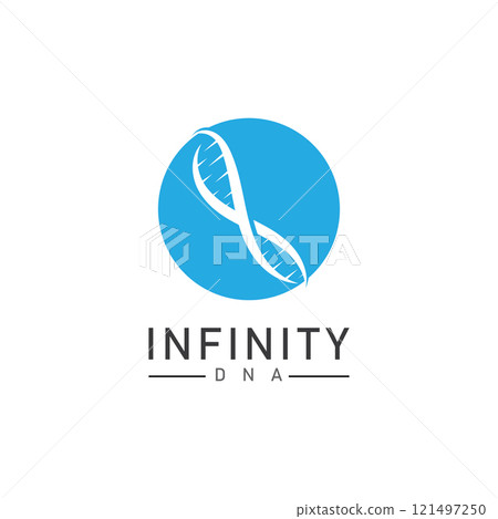 infinity dna logo icon vector 121497250