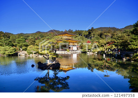 Rokuonji Temple and Kinkakuji Temple (Kita-ku, Kyoto) 121497358