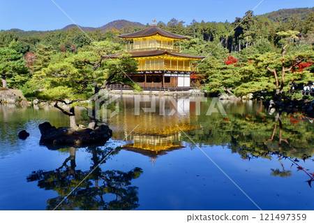 Rokuonji Temple and Kinkakuji Temple (Kita-ku, Kyoto) Rokuonji Temple and Kinkakuji Temple (Kita-ku, Kyoto) 121497359