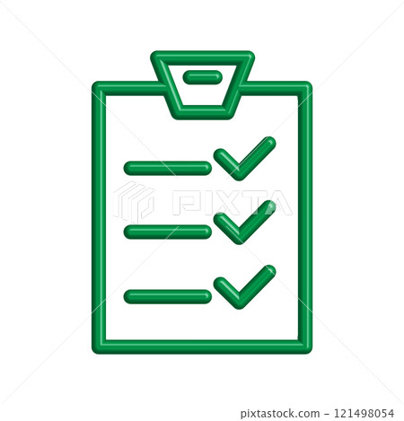 Checklist icon design template Checklist icon design template 121498054