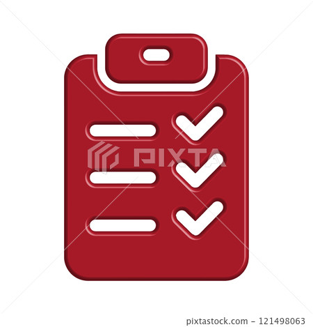 Checklist icon design template 121498063