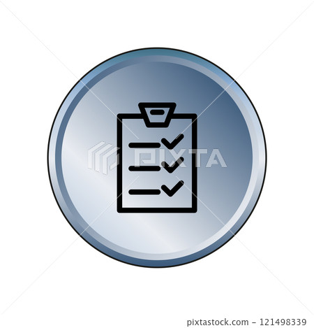 Checklist icon design template 121498339