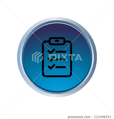 Checklist icon design template Checklist icon design template 121498351