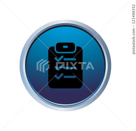 Checklist icon design template Checklist icon design template 121498352