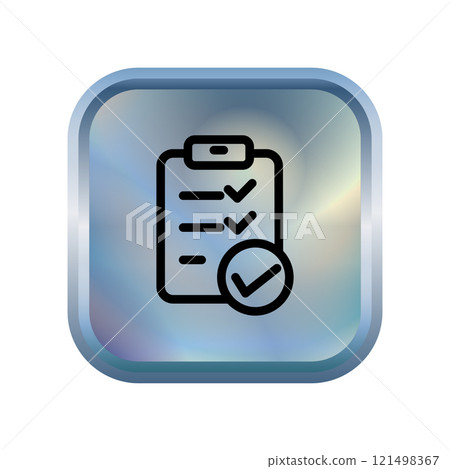 Checklist icon design template Checklist icon design template 121498367
