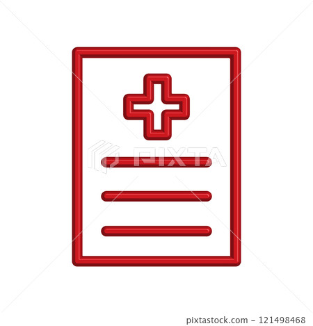Medical Report icon template Medical Report icon template 121498468