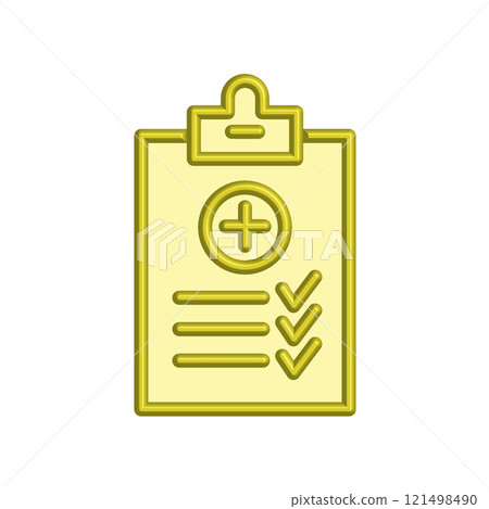Medical Report icon template Medical Report icon template 121498490
