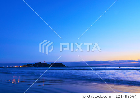 Enoshima sunset Shonan image 121498564