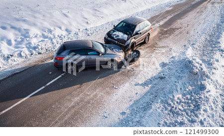 冬季/滑倒事故影像 121499300