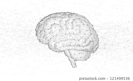 Brain illustration concept. Artificial intelligence, Brain science, Nervous system 121499536