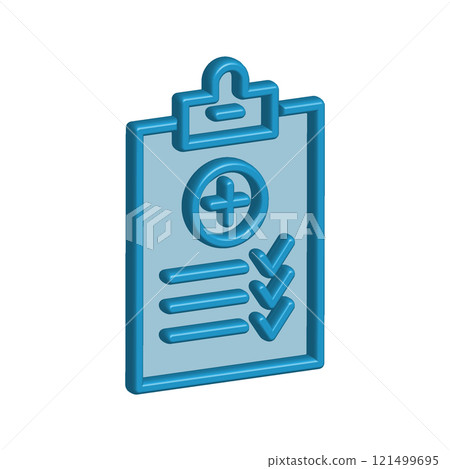 Medical Report icon template 121499695