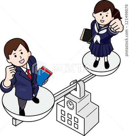 性別平等 男女學生 121499878