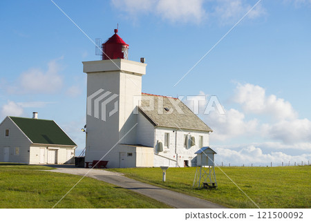 Obrestad lighthouse in Norway. 121500092