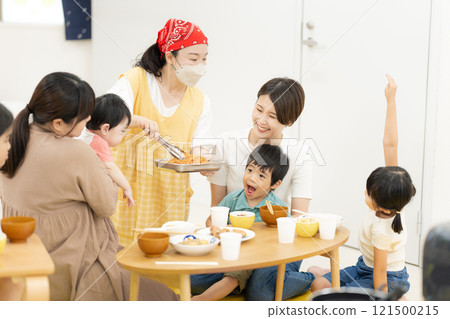 Welfare facility_Parent and child cafeteria image 121500215