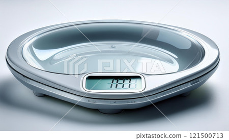 A digital scale with the number 1801 on it 121500713