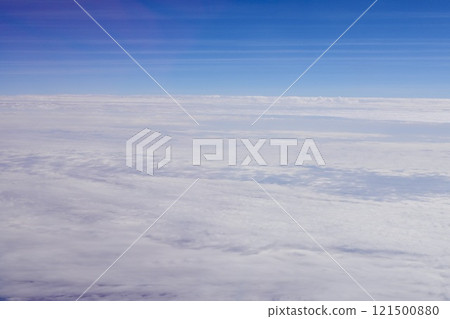 Landscape seen from an airplane 121500880