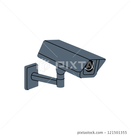 Security camera. Video surveillance. Vector illustration Security camera. Video surveillance. Vector illustration 121501355