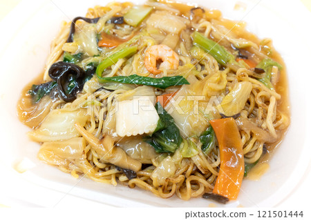 五目安掛炒麵，美味的便利商店食品 121501444