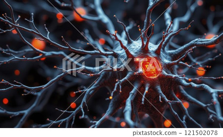 virus bacteri and corona virus 3d rendering 121502078