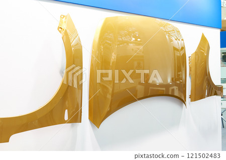 Doors and hood for car in store Doors and hood for car in store 121502483