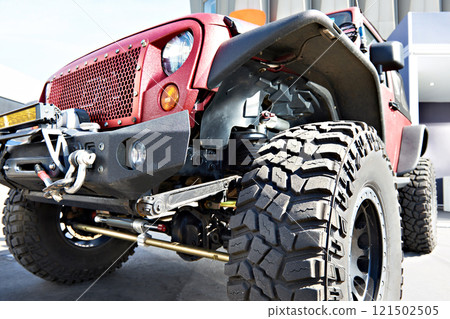 Off-road vehicle rally cross country 121502505