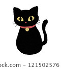 坐著的黑貓 121502576