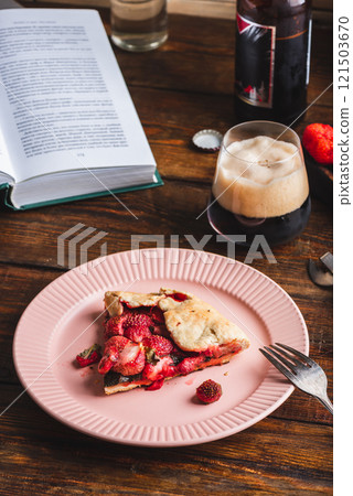 Strawberry and Sorrel Galette 121503670