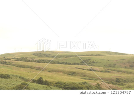 Scenery of the Soya Hills in Wakkanai, Hokkaido 121504797