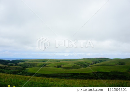 北海道稚內市豆谷丘陵風景 北海道稚內市豆谷丘陵風景 121504801
