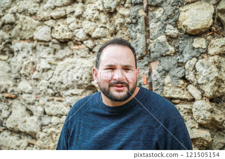 Man Saying An Obvious Yes Expression  121505154