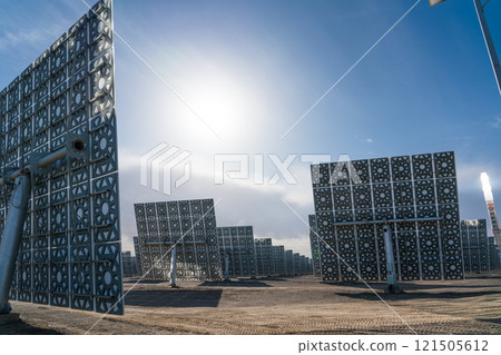 Molten salt tower type solar power plant 121505612