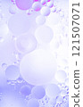 Soft Purple Abstract Background with Floating Bubbles. abstract macro 121507071